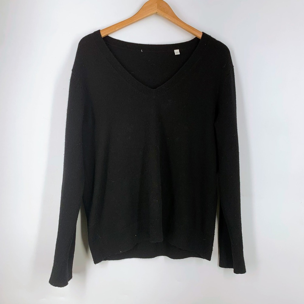 Vince Women's Weekender Cashmere V-Neck Long Sleeve Knit Pullover Sweater Size M